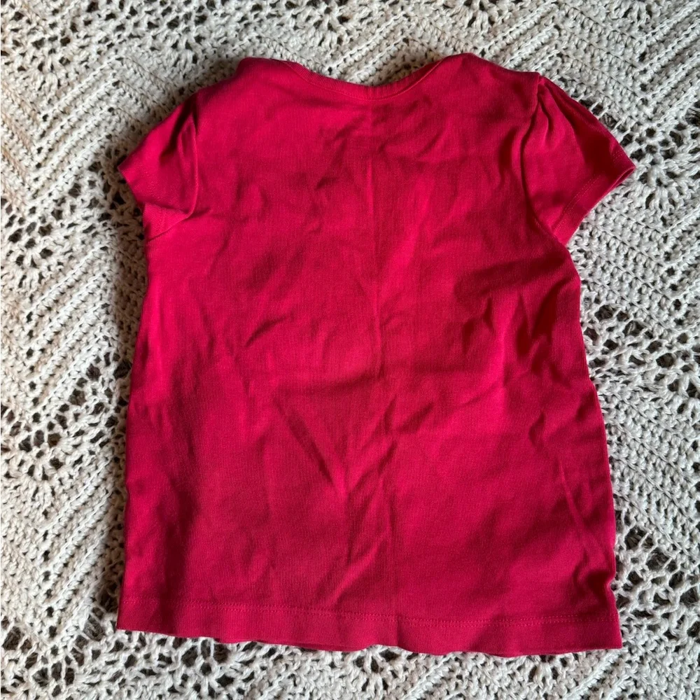 Vintage Gymboree 3 Piece Set Pink Kids 3T Shirt & Top Set NWT Tights embroidery